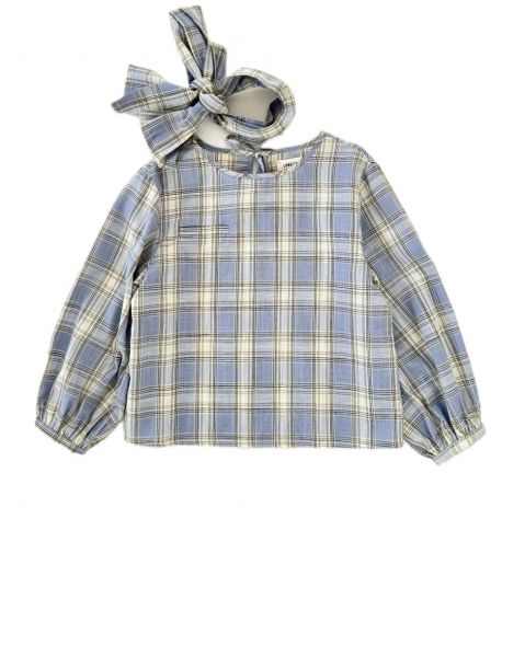 24203 check blouse