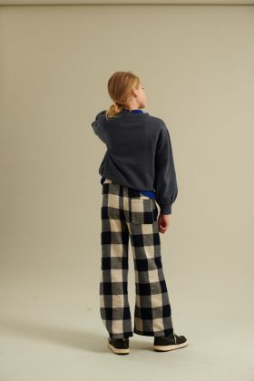 23236 joggers upcycled check