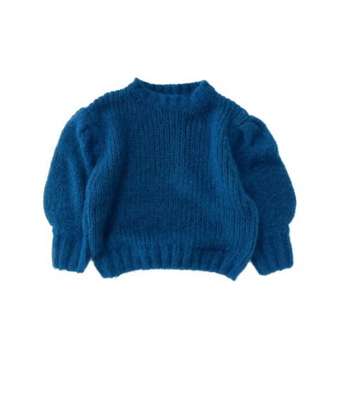 23212 knitted puffed sweater